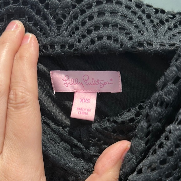 Lilly Pulitzer Jade Black Shift Dress - Picture 2 of 6